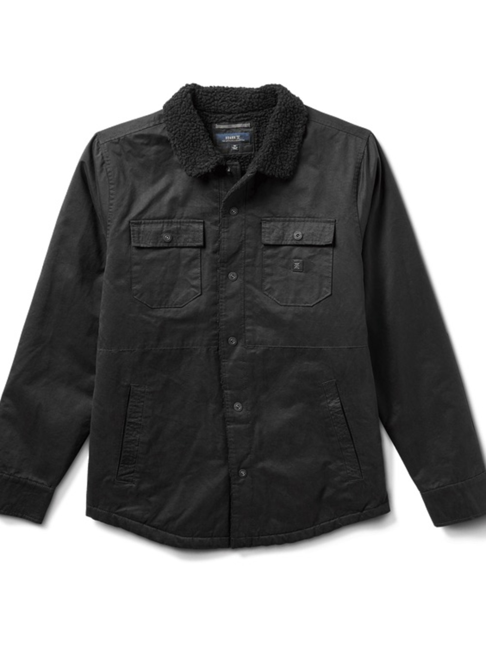 NWOT Roark Hebrides Black Sherpa Collar/Lined Field Jacket